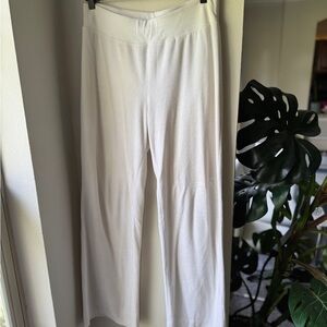MICHAEL Michael Kors White Wide Leg Pants